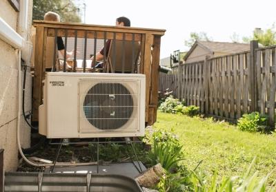 heat pump and condenser